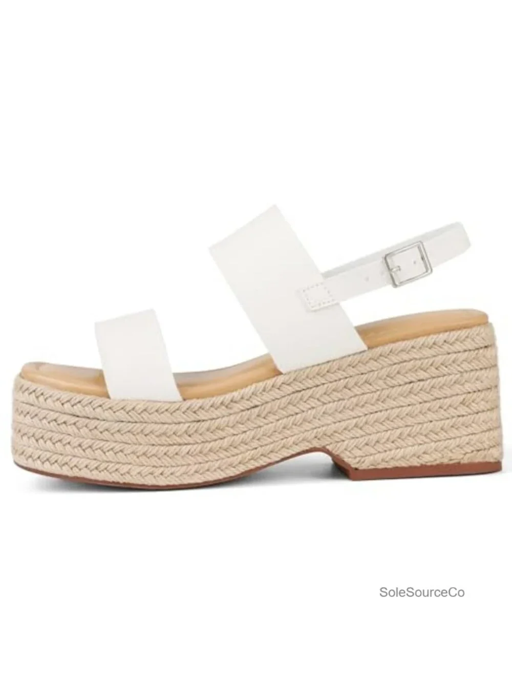 Women's Platform Espadrille Sandals Straw Raffia Woven Ankle Strap Summer Wedge